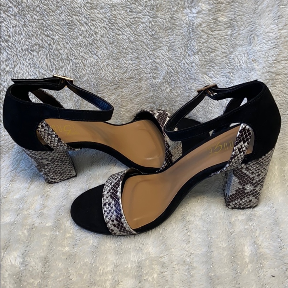 Open toe heels